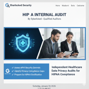 HIPAA – Internal Audit Services - Sherlocked Security – SS601